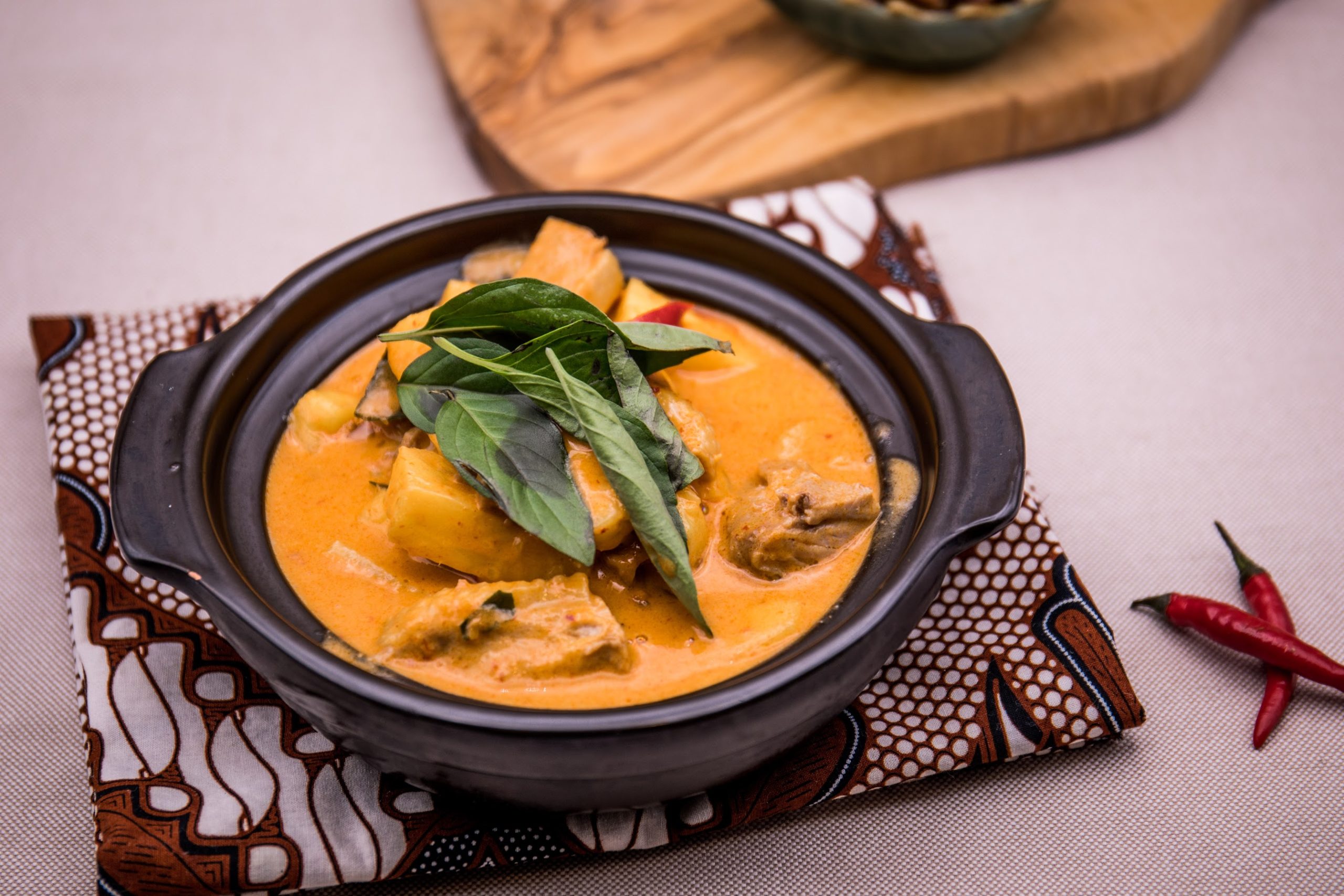 Curry rouge thaï, Recette
